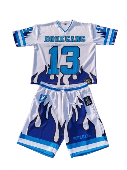 Jersey Set | White & Purple