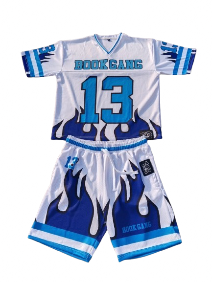 Jersey Set | White & Purple