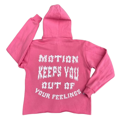 No Feelings Hoodies | Pink