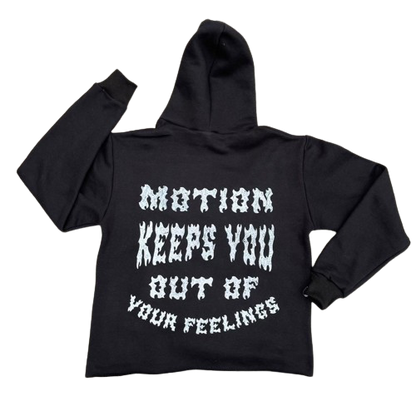 No Feelings Hoodies | Black